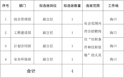 中电建海口新能源招聘：基本条件|招什么岗位