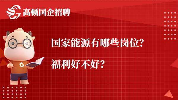 国家能源有哪些岗位？福利好不好？