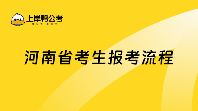 河南省考生报考流程