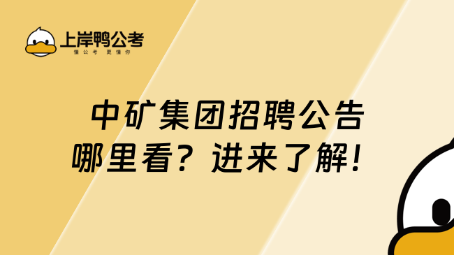 中矿集团招聘公告哪里看？进来了解！