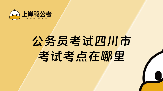 公务员考试四川市考试考点在哪里