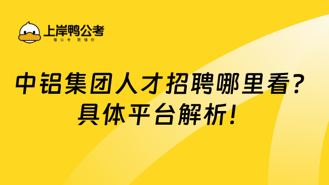 中铝集团人才招聘哪里看？具体平台解析！