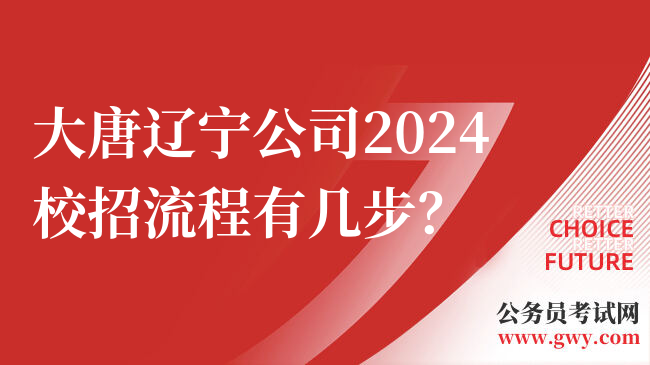大唐辽宁公司2024校招流程有几步？