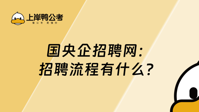 国央企招聘网：招聘流程有什么？