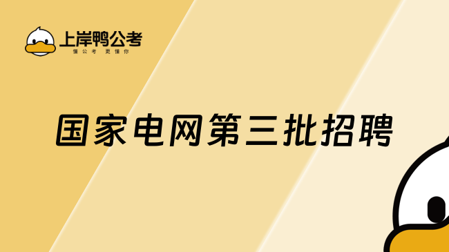 国家电网第三批招聘