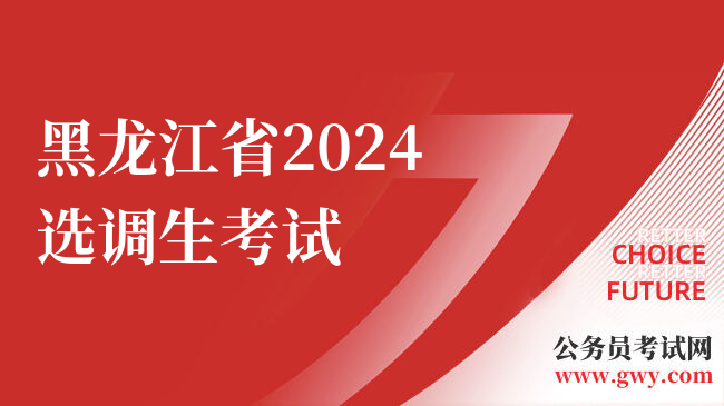 黑龙江省2024选调生考试