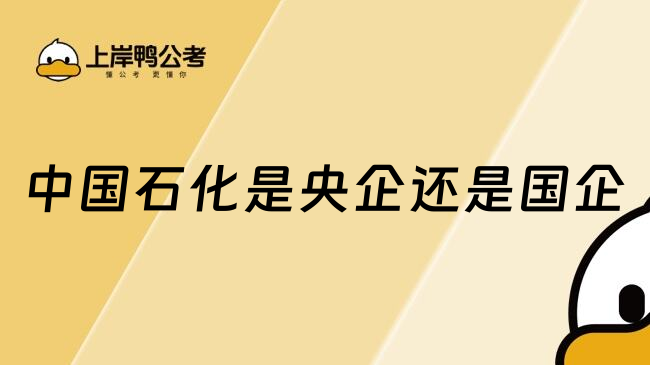 中国石化是央企还是国企