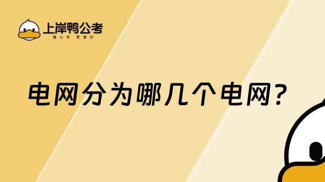 电网分为哪几个电网？