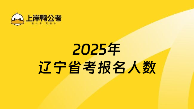 2025年辽宁省考报名人数