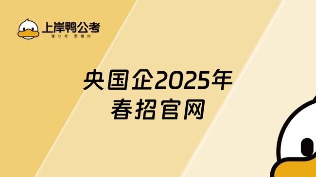 央国企2025年春招官网