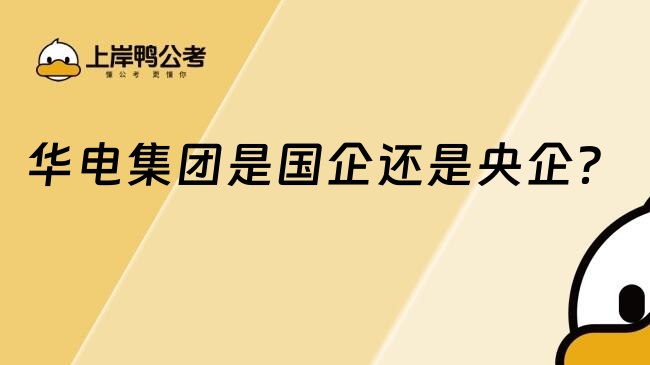 華電集團(tuán)是國(guó)企還是央企？