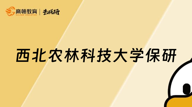西北農(nóng)林科技大學(xué)保研