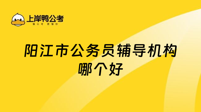 阳江市公务员辅导机构哪个好