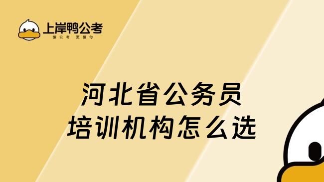 河北省公務(wù)員培訓(xùn)機構(gòu)怎么選