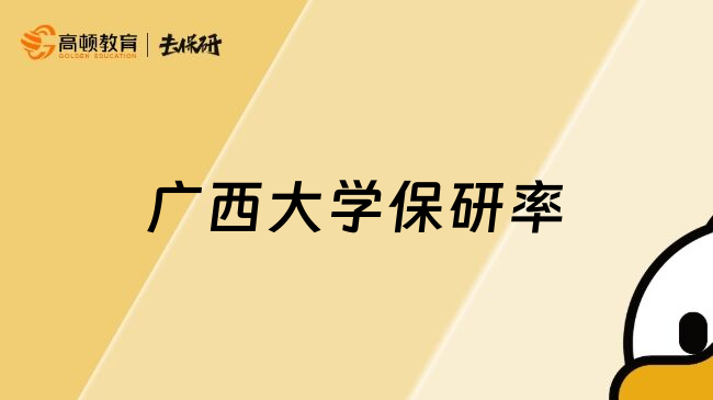 廣西大學(xué)保研率