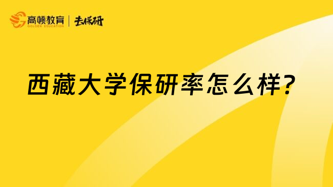 西藏大学保研率怎么样？