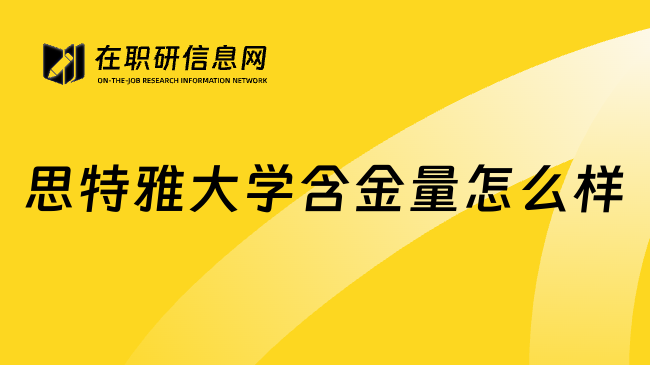 思特雅大学含金量怎么样