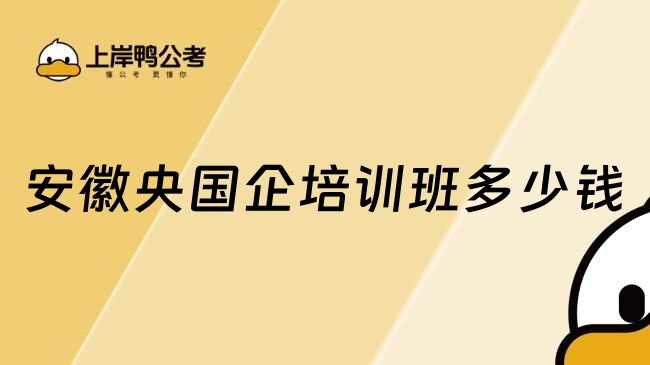 安徽央国企培训班多少钱
