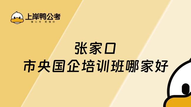 张家口市央国企培训班哪家好