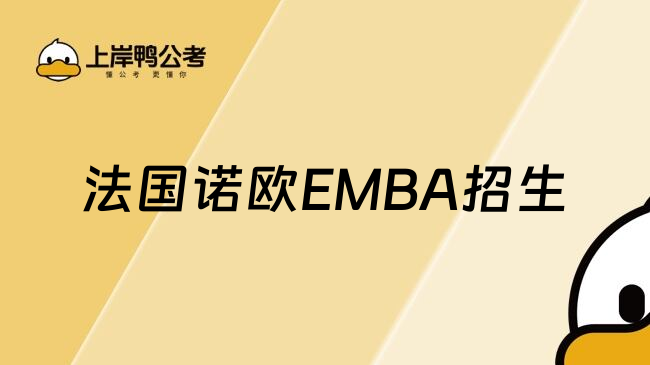 法国诺欧EMBA招生