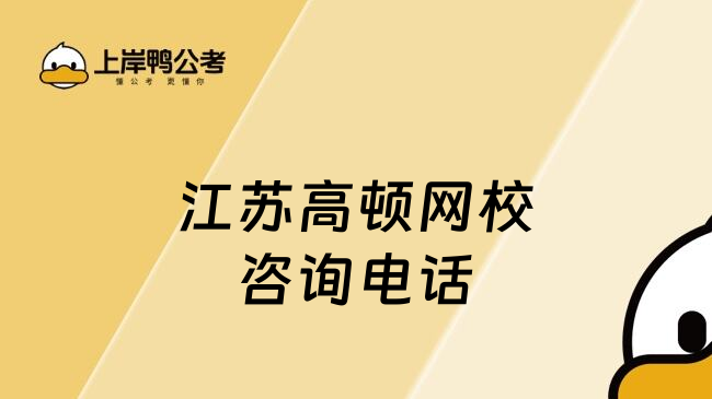 江苏高顿网校咨询电话