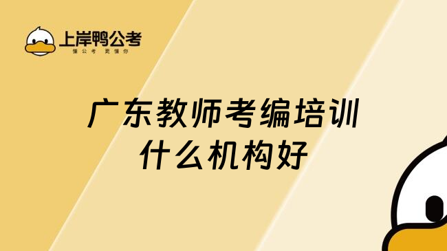 广东教师考编培训什么机构好
