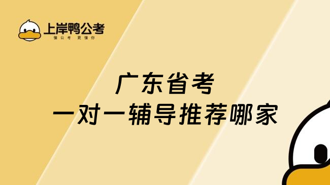 广东省考一对一辅导推荐哪家