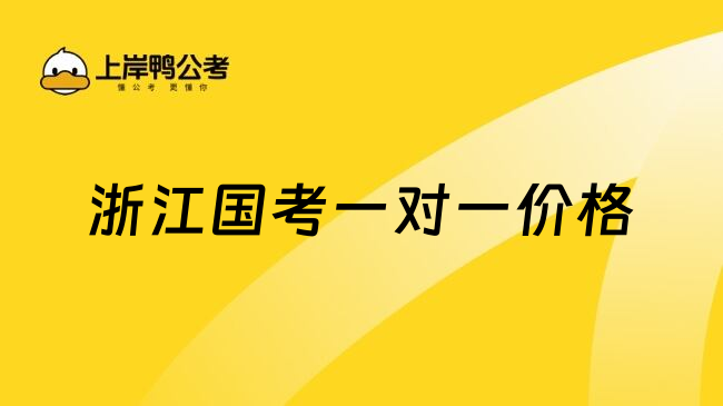 浙江国考一对一价格