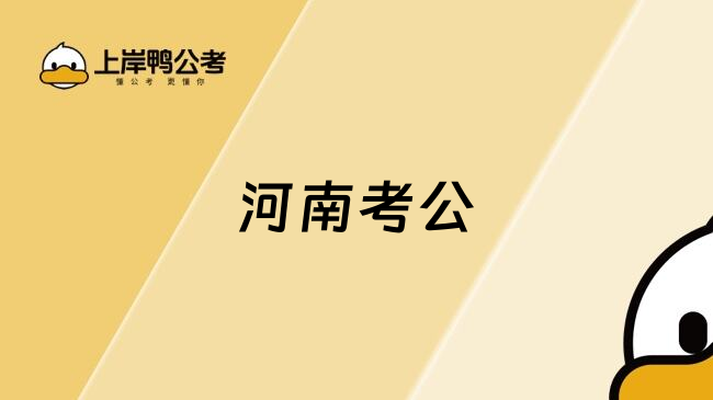 河南考公