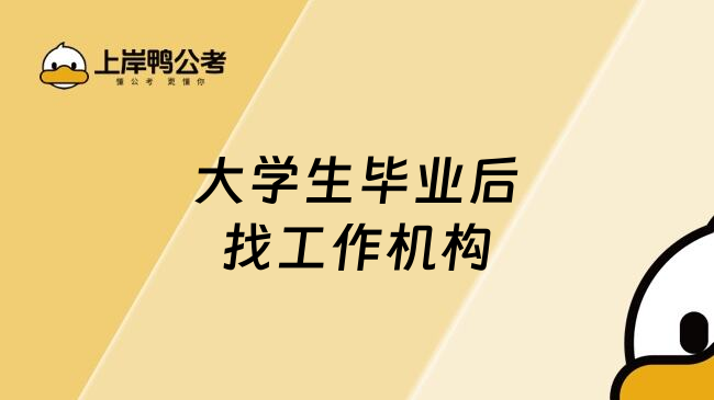 大学生毕业后找工作机构