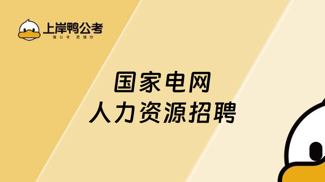 国家电网人力资源招聘