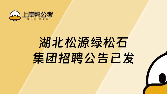湖北松源绿松石集团招聘公告已发